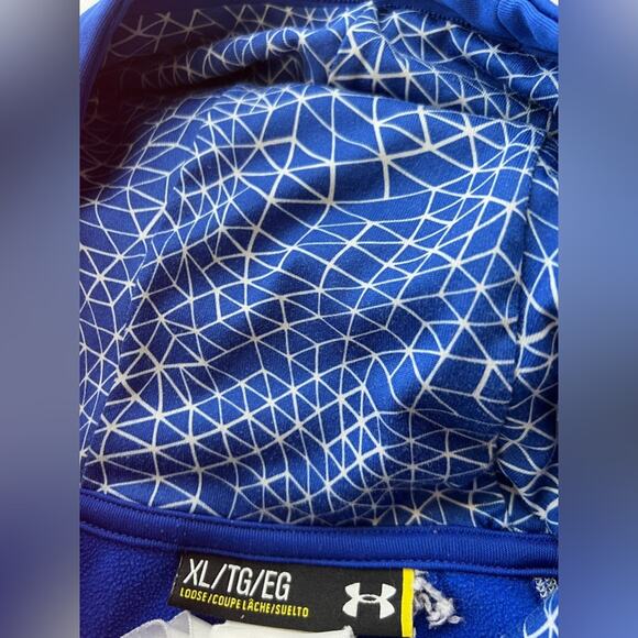 Mens Under Armour New York Mets Hoodie Blue Orange Size XL 2016 - Picture 5 of 6